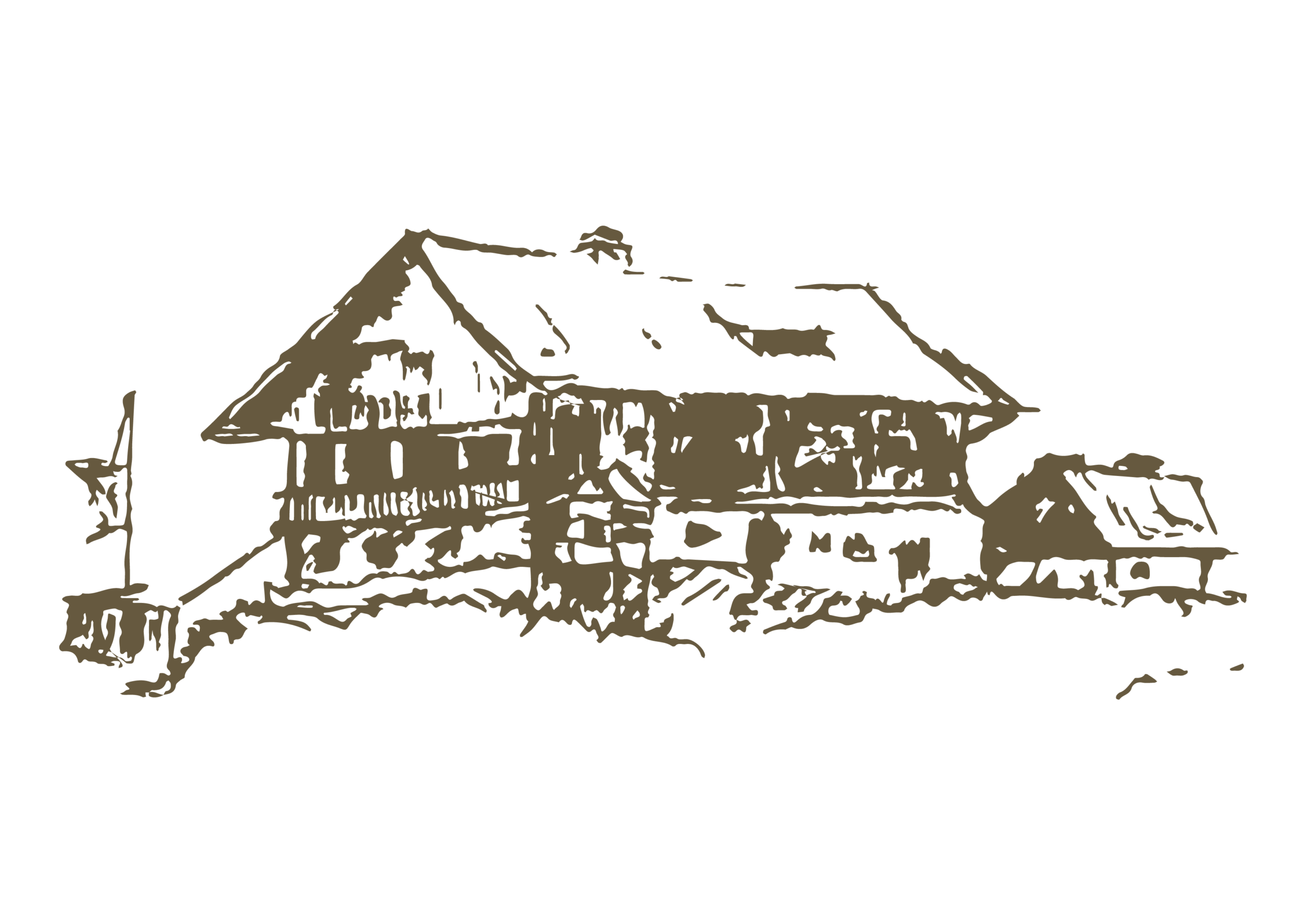 Skizze vom Solsteinhaus